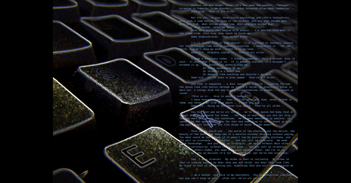The Hacker Manifesto