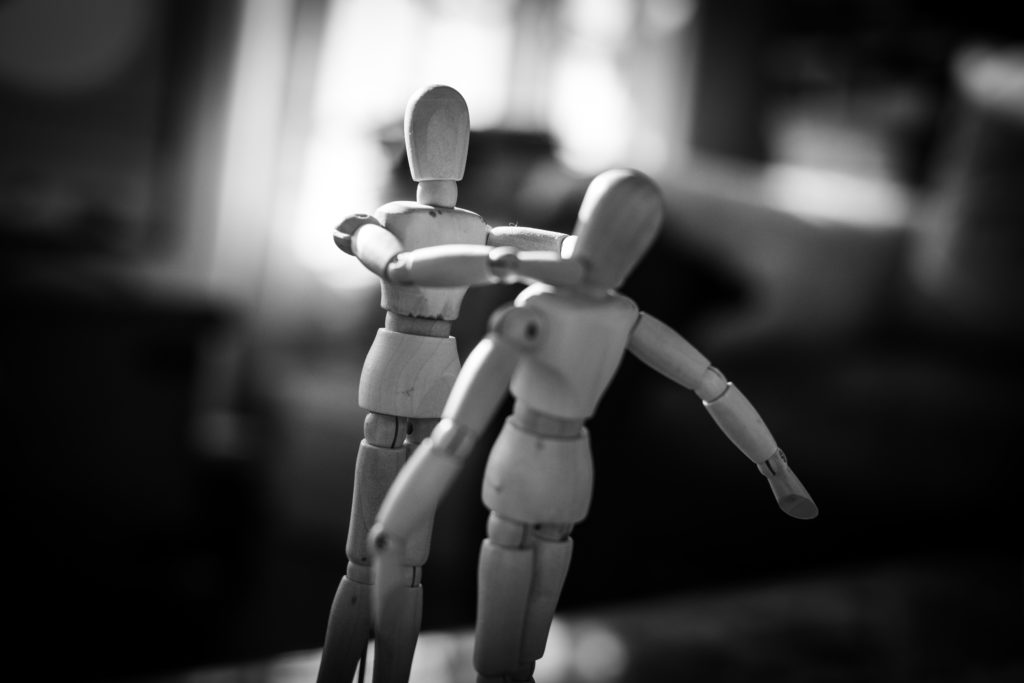 Photo by Charl Folscher on Unsplash Part of a series of concept photos I took during lockdown using drawing mannequins. Violence between humans.